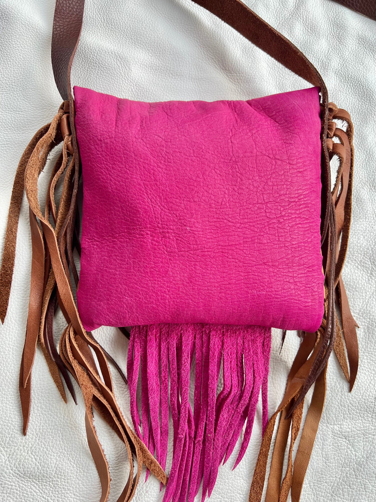 Pink Buffalo with Fringe