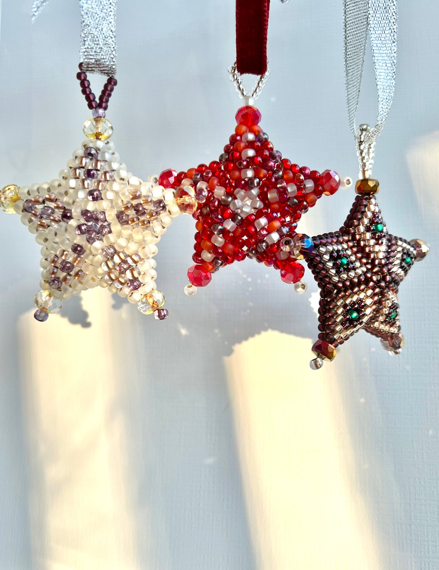 Celestial Shimmer Star Ornaments