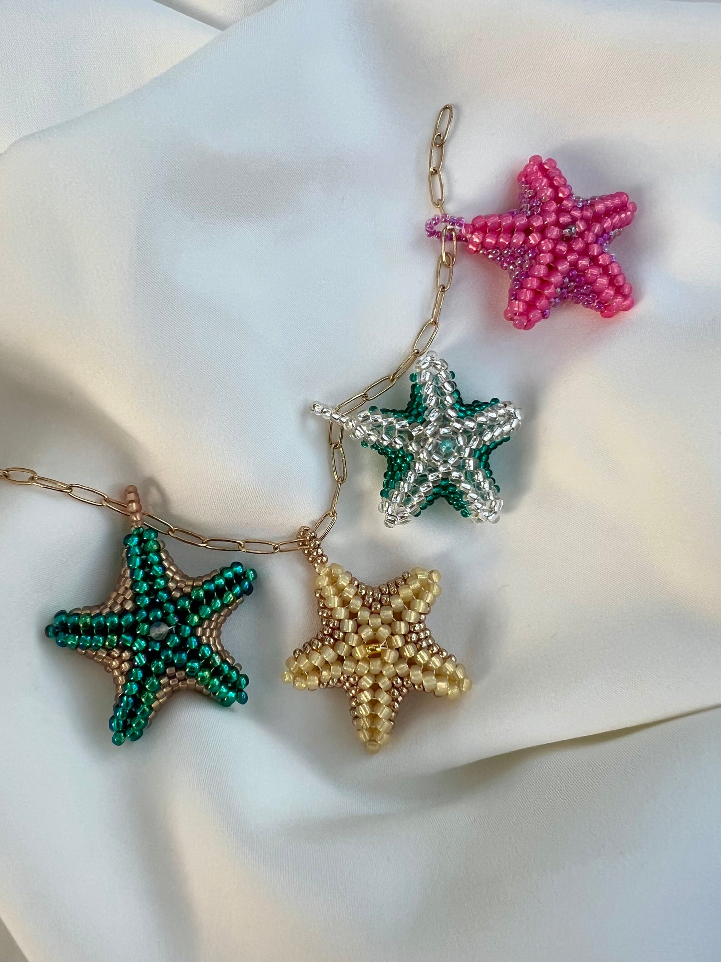 Glass Starfish Pendants