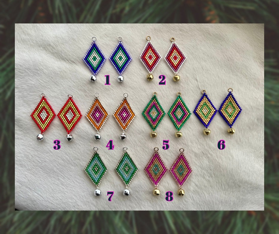 Mini Jingle Bell Diamond Earrings