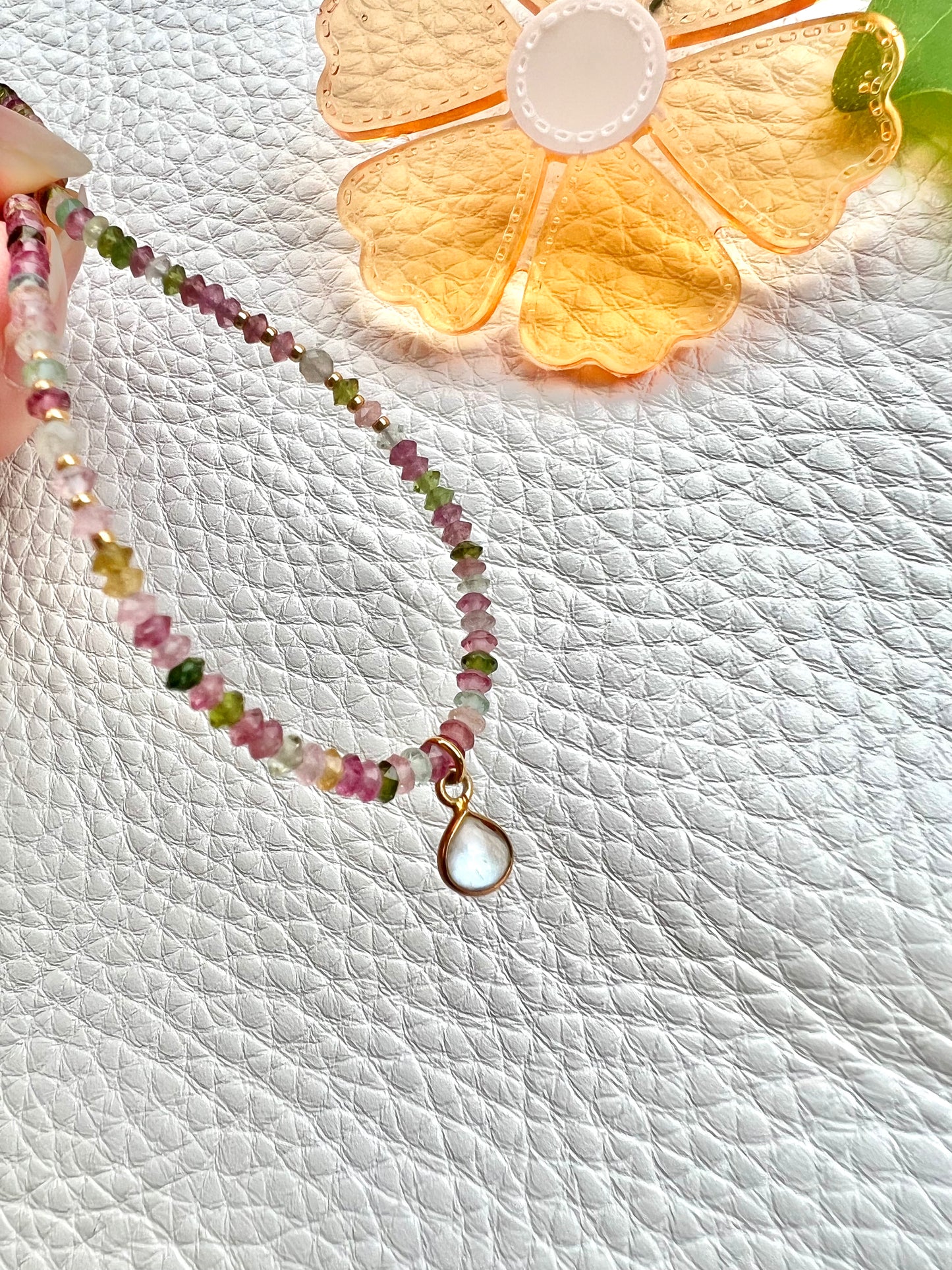 Tourmaline & Moonstone Necklace