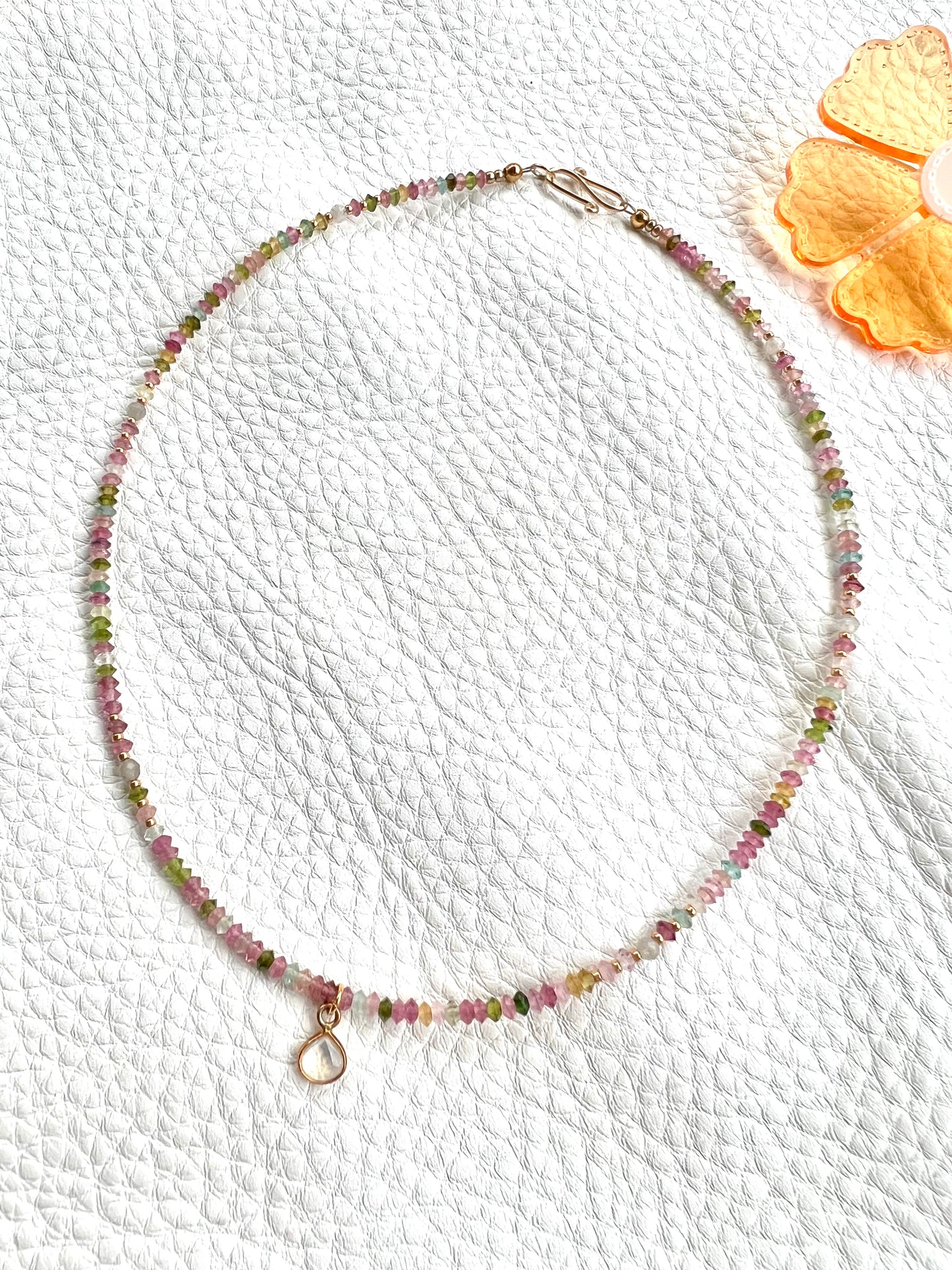 Tourmaline & Moonstone Necklace