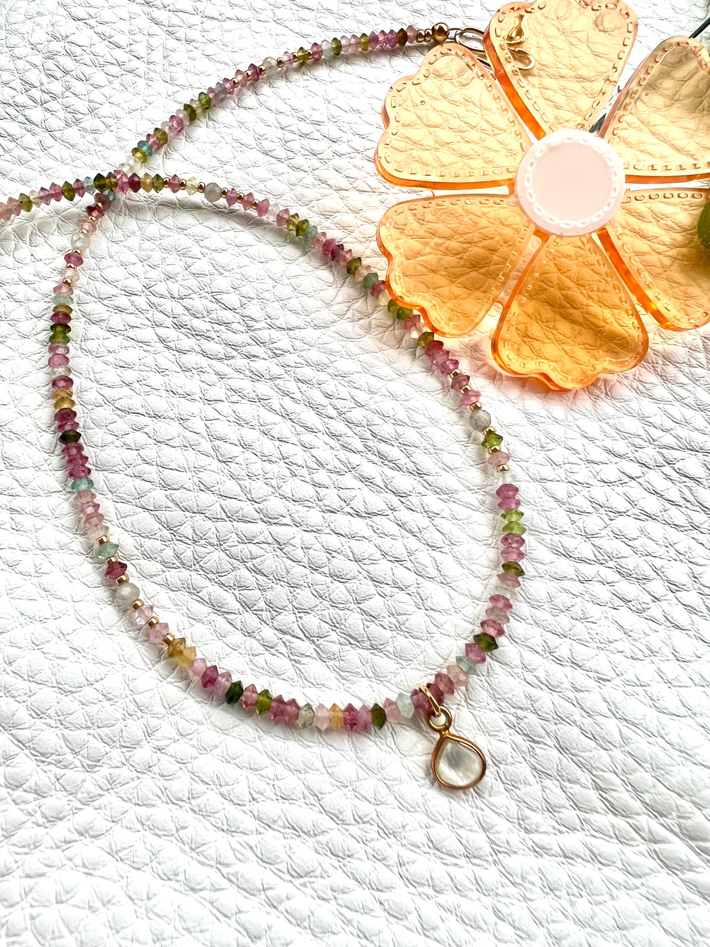 Tourmaline & Moonstone Necklace