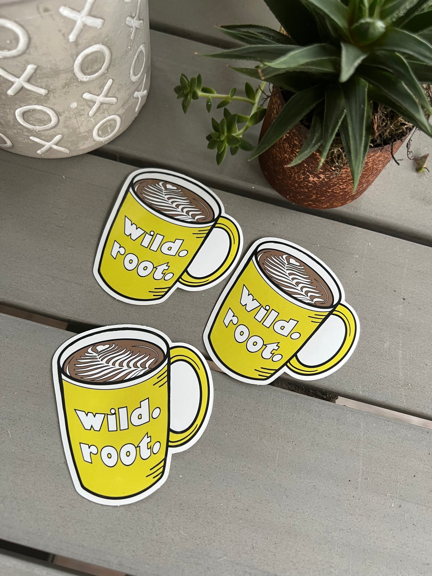 Wild Root Mug Sticker
