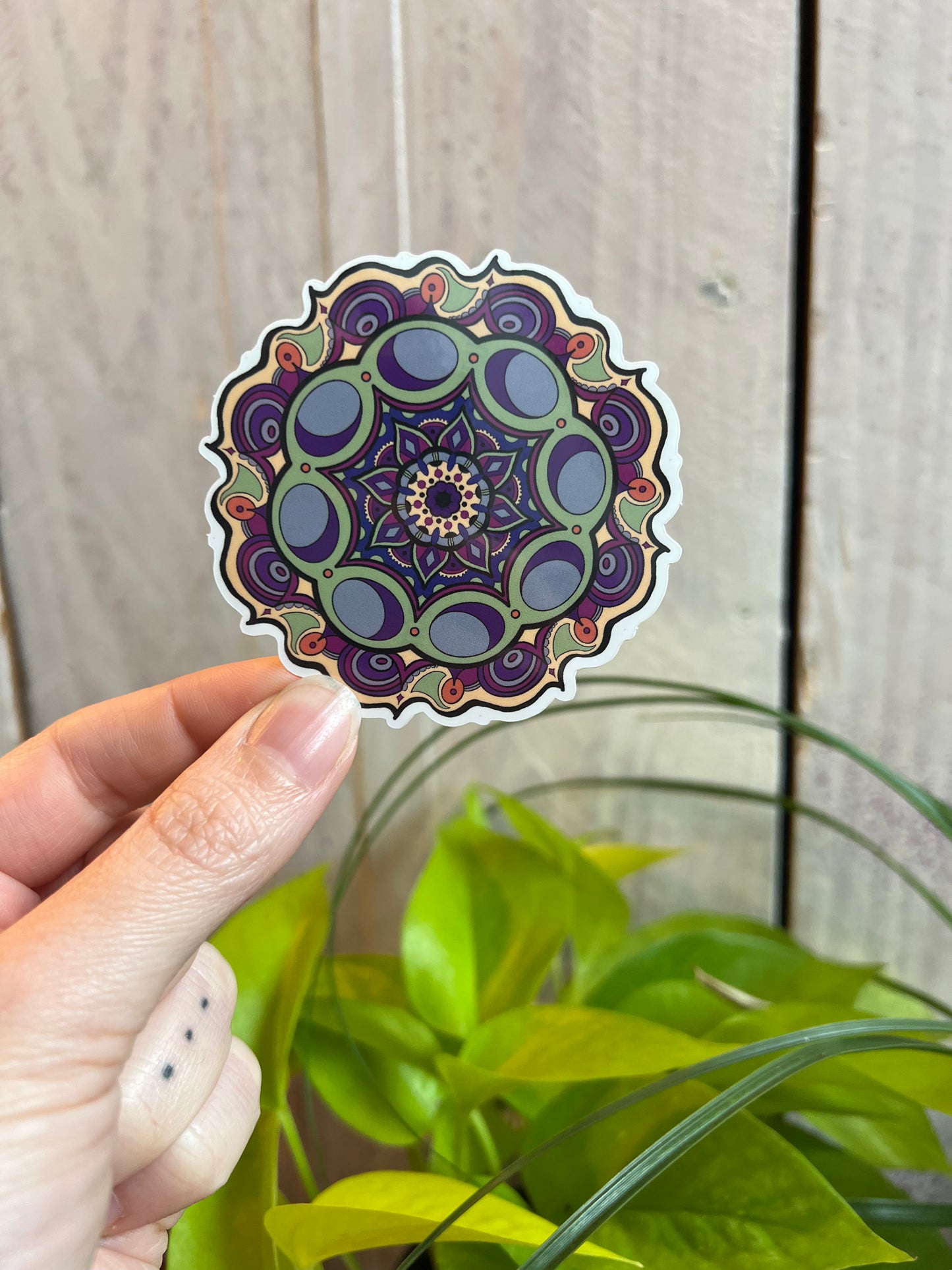 Mandala Art Sticker