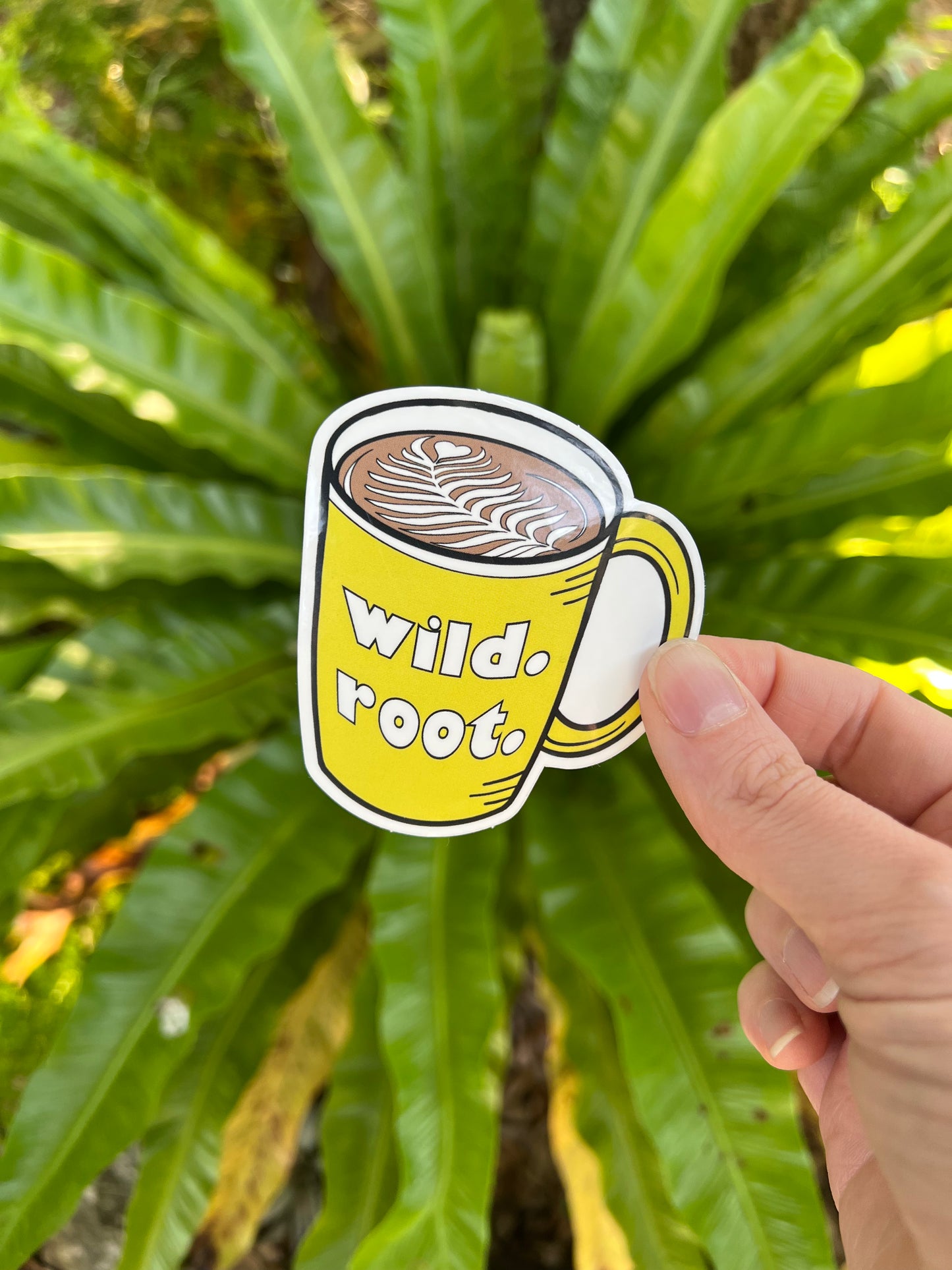Wild Root Mug Sticker