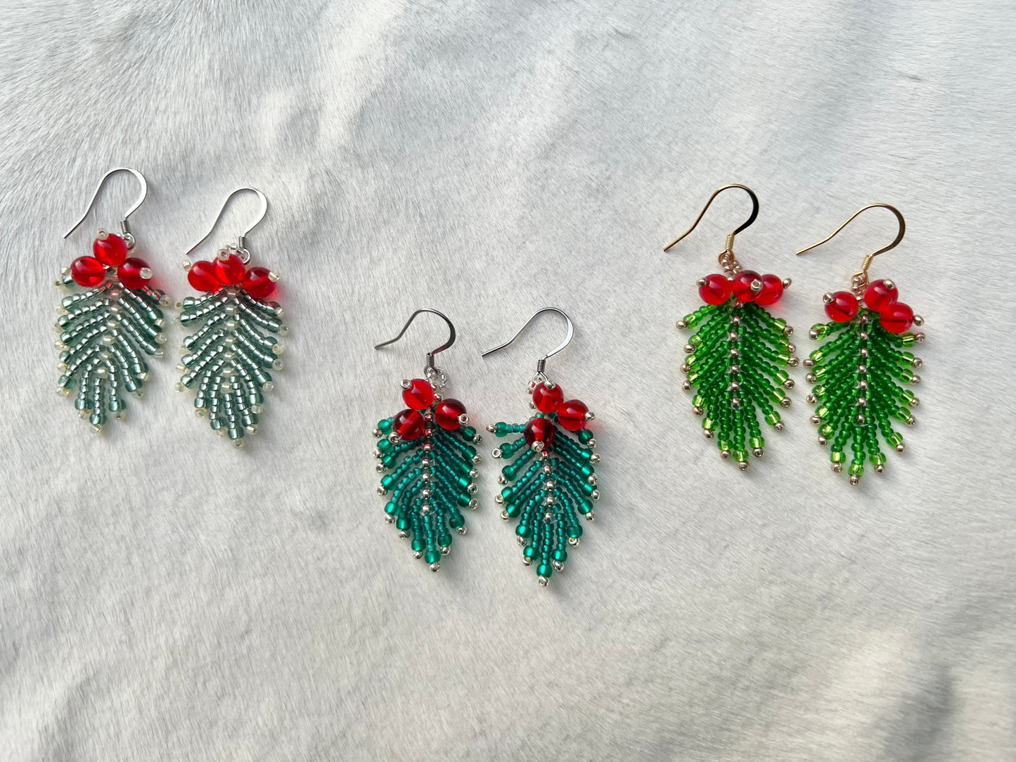 Winterberry Glass Earrings