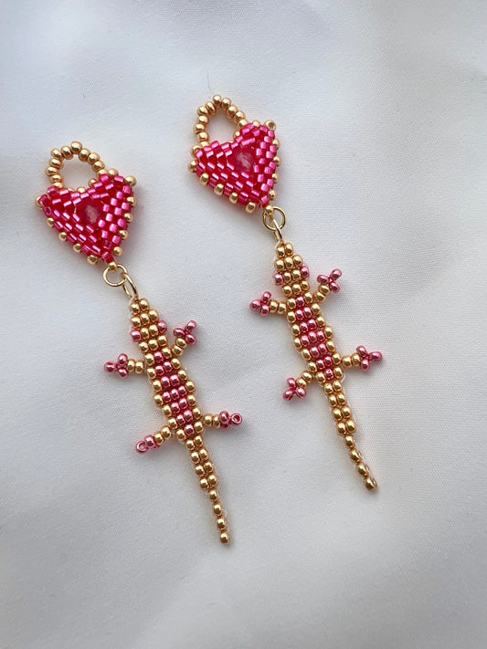 Love Lizard Earrings