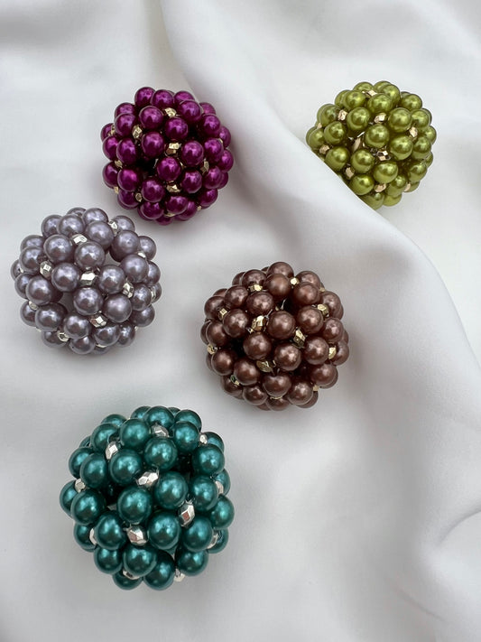 Modern Pearl Orb Ornaments