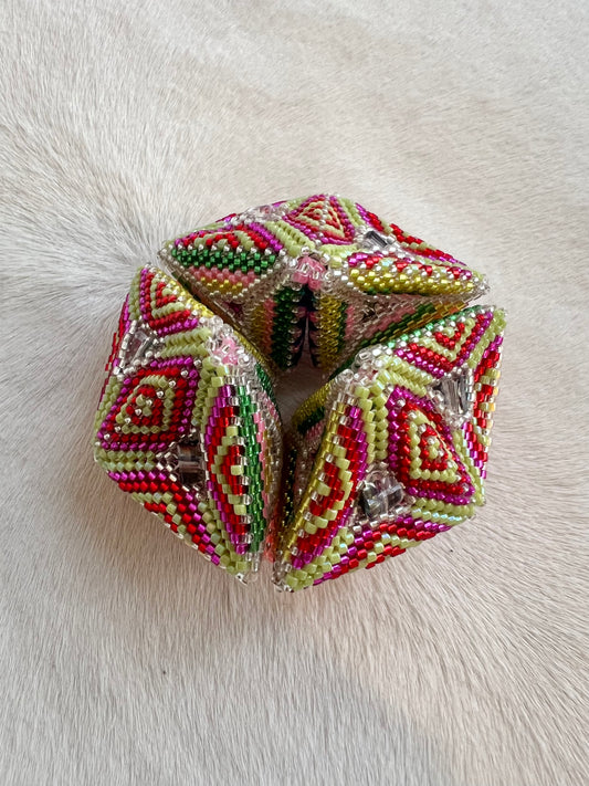 Glass Crystal Kaleidocycle