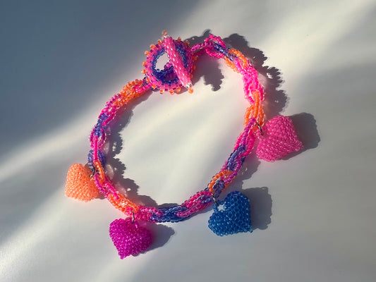 Bright Heart Chain Bracelet
