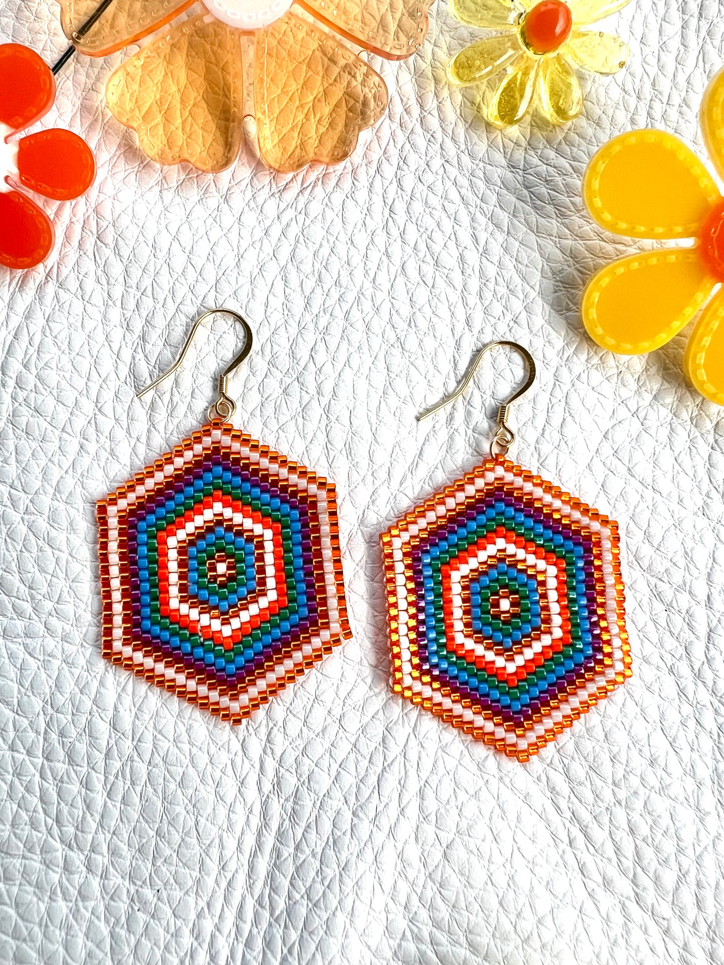 Mini Hexagons Earrings