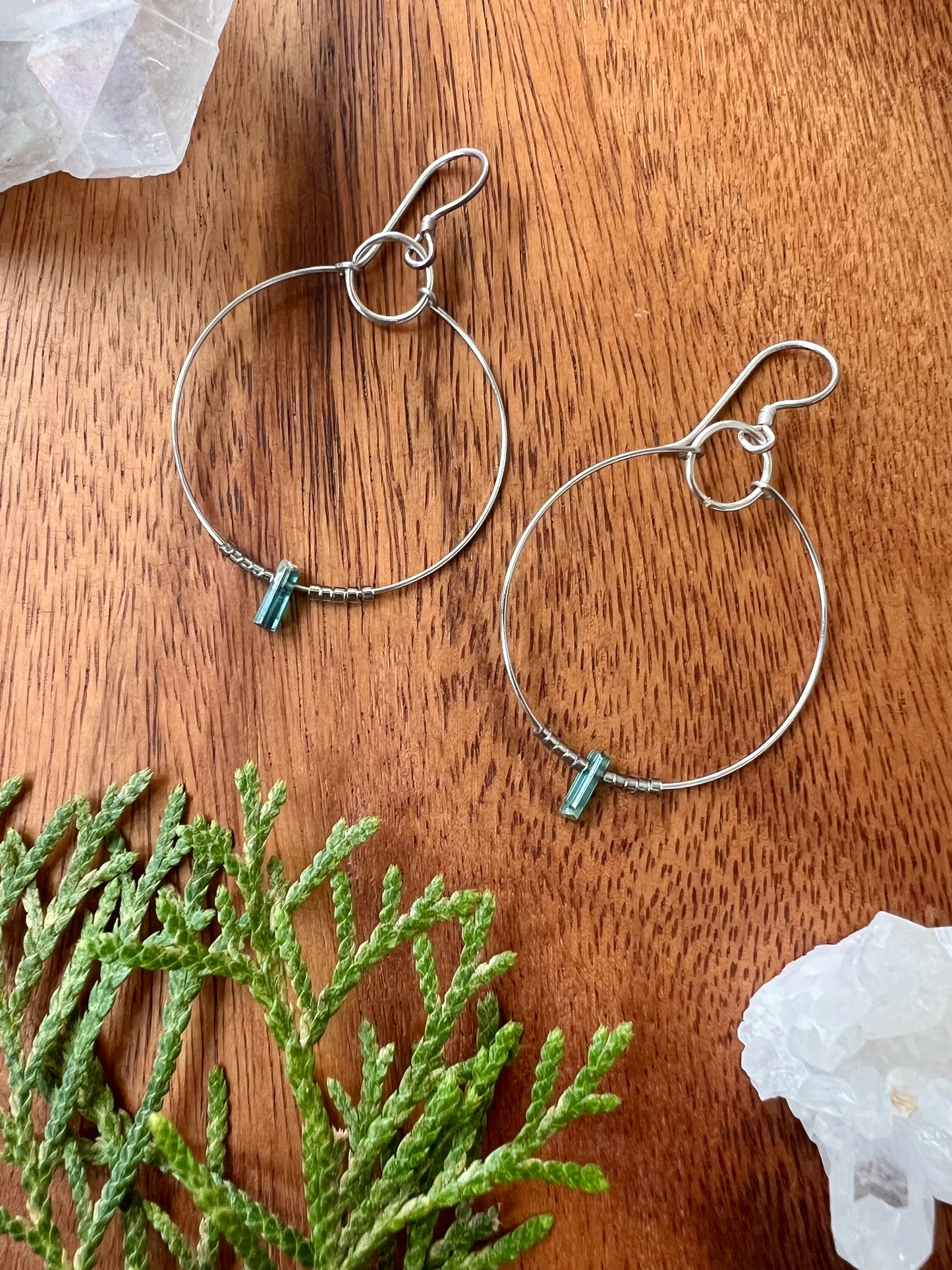 Hemisphere Hoop Earrings