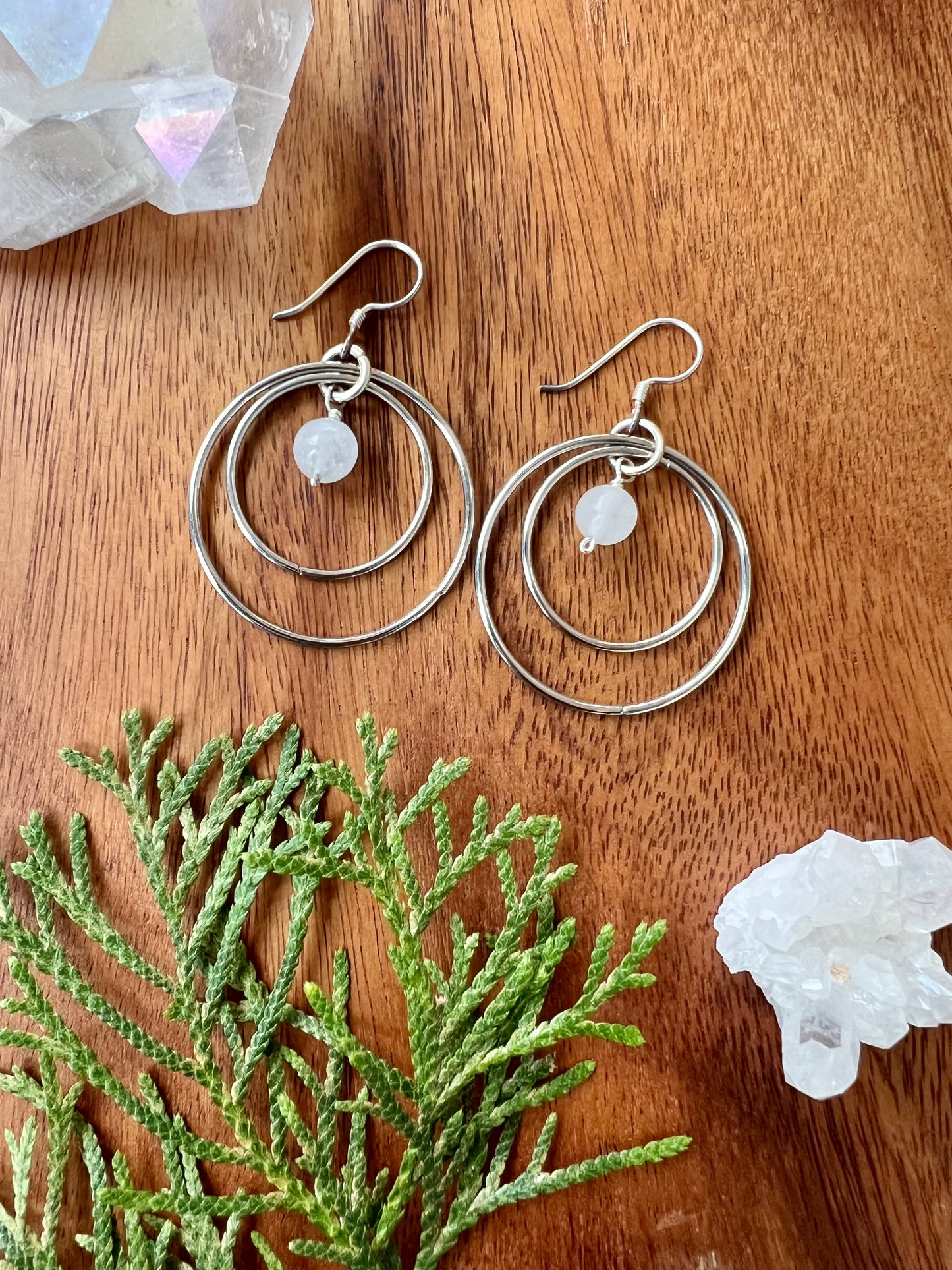 Lunar Hoop Earrings