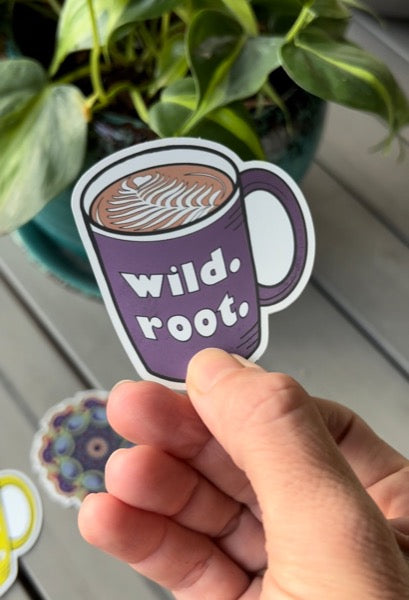 Wild Root Mug Sticker